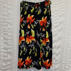Soft Surroundings Tropical Butterfly Skirt